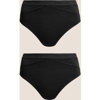 2pk Light Control Cotton Rich Brazilian Knickers