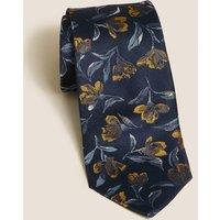 Floral Pure Silk Tie