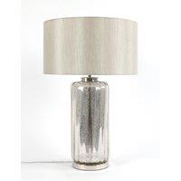 Large Mercury Glass Table Lamp