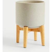 Medium Ceramic Planter with Stand