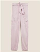 Tencel Rich Cargo Tapered Trousers