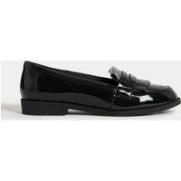 M&S Kids' Leather School Shoes (13 Small - 7 Large) Black