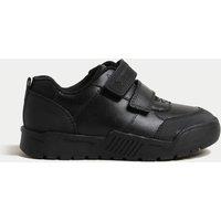 M&S Kids' Leather School Shoes (8 Small - 2 Large) Black