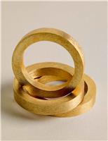 Set of 4 Metallic Napkin Rings
