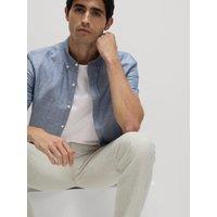 Linen Cotton Short Sleeve Shirt