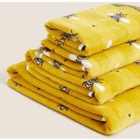 Pure Cotton Repeat Bee Towel