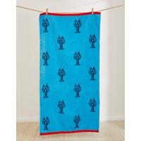 Pure Cotton Lobster Beach Towel