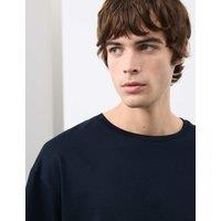 Autograph Pure Supima Cotton Performance Crew Neck T-shirt Dark Navy