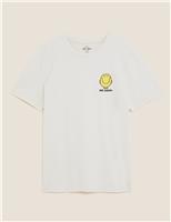 M&S Pure Cotton Mr. Men T-Shirt Ecru