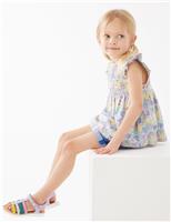 Pure Cotton Floral Top (2-7 Yrs)