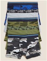 5 Pack Cotton Camo Trunks (2 - 16 Yrs)
