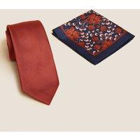Floral Tie & Pocket Square Set