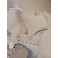 Washed Cotton Deep Fitted Sheet