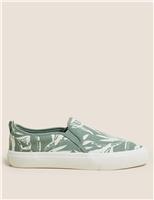 Canvas Slip On Trainers
