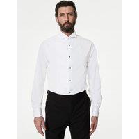 Tailored Fit Luxury Cotton Double Cuff Dress Shirt