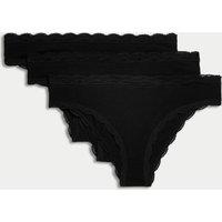 3pk Cotton Rich Brazilian Knickers