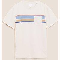 Pure Cotton Striped Heavy Weight T-Shirt