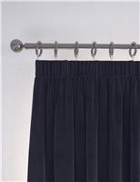 Velvet Pencil Pleat Curtains