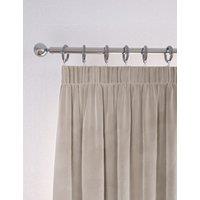 M&S Velvet Pencil Pleat Curtains Champagne