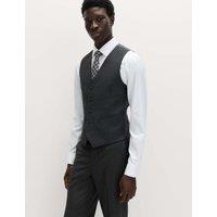 M&S Ultimate Waistcoat With Stretch Charcoal