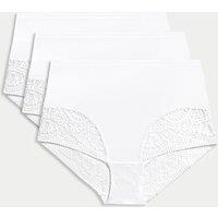 Body by M&S 3pk Body Soft Full Briefs White