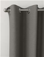 Brushed Eyelet Blackout Thermal Curtains