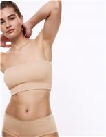 M&S Seamless Non Wired Bandeau Bra Rose Quartz