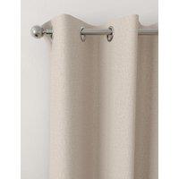 M&S Brushed Eyelet Blackout Thermal Curtains Champagne