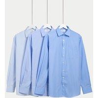 3pk Regular Fit Easy Iron Long Sleeve Shirts