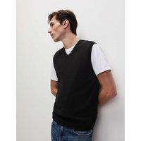 Pure Extra Fine Lambswool Sleeveless Jumper