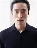 Pure Extra Fine Merino Wool Knitted Polo Shirt