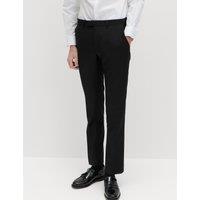 M&S Skinny Fit Stretch Ultimate Suit Trousers Black