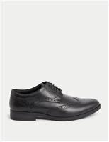 Wide Fit Airflex Leather Brogues
