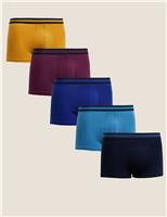 M&S 5 Pack Cotton Rich Cool & Fresh Hipsters Multi