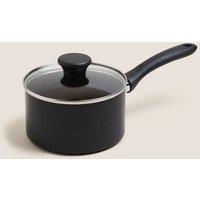 Black Aluminium 16cm Non-Stick Saucepan