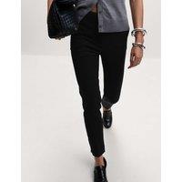 M&S Slim Fit Ankle Grazer Trousers Black