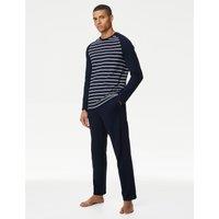 Pure Cotton Striped Pyjama Set