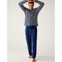 Pure Cotton Striped Pyjama Set