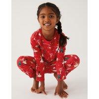 Pure Cotton Christmas Fairy Pyjamas (12 Mths - 7 Yrs)