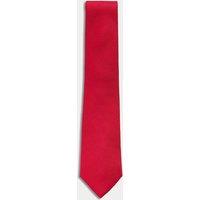 M&S SARTORIAL Textured Pure Silk Tie Red