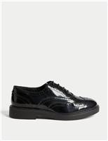 Patent Lace Up Brogues