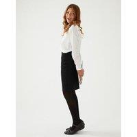 Girls Long Tube School Skirt (9-18 Yrs)
