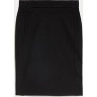 M&S Girls Long Tube School Skirt (9-18 Yrs) Black