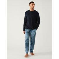 Brushed Cotton Checked Pyjama Set