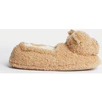 Spencer Bear Kids' Spencer Bear Slippers (4 Small - 7 Large) Light Brown