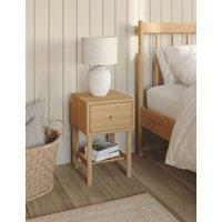 Newark 1 Drawer Slim Bedside Table