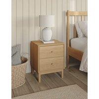 Newark 2 Drawer Bedside Table