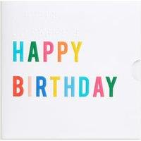 Braille Birthday Gift Card