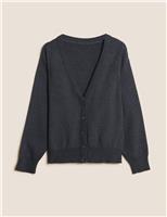 School Girls Cotton Rich StayNew Cardigan (3-18 Yrs)