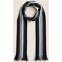 Striped Knitted Scarf
